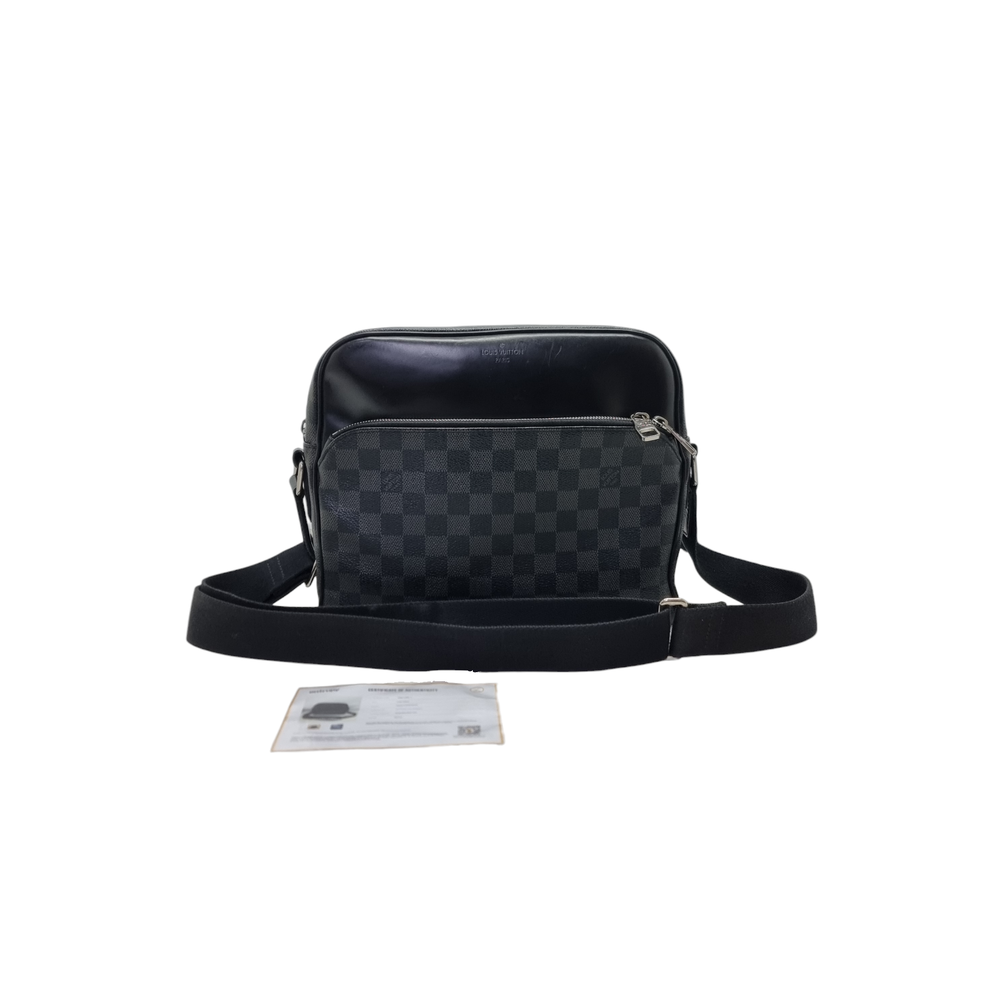 Louis Vuitton Dayton Reporter PM Damier Graphite Shw