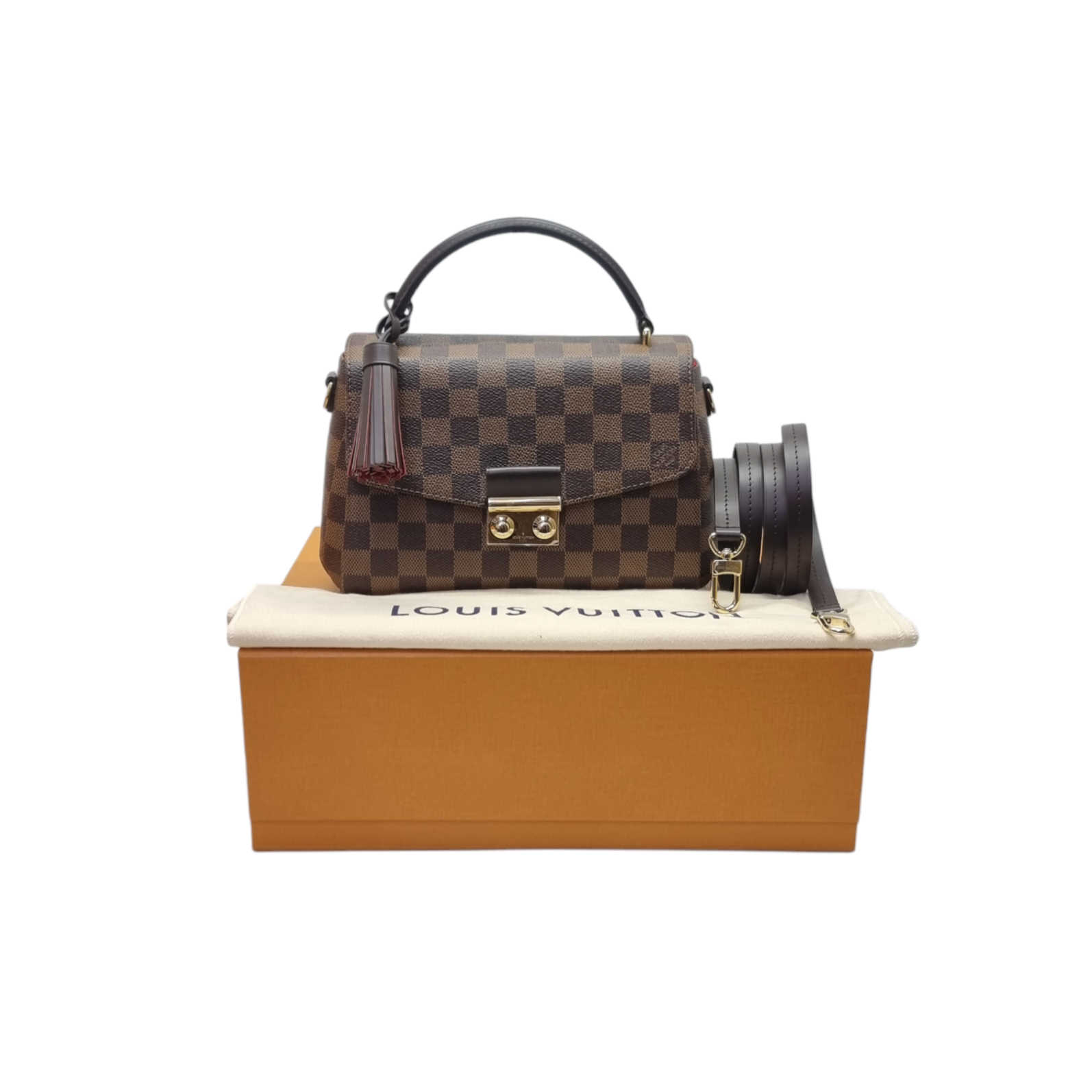 Louis Vuitton Croisette Damier Ebene Ghw