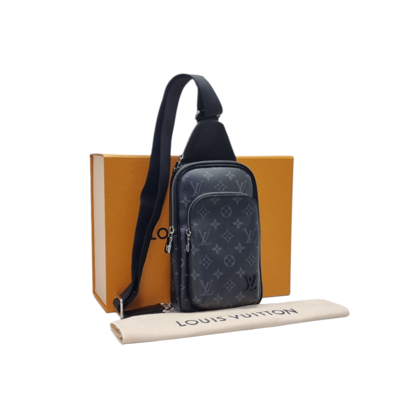 Louis Vuitton Avenue Sling Bag PM Monogram Eclipse Shw – ValiseLaBel