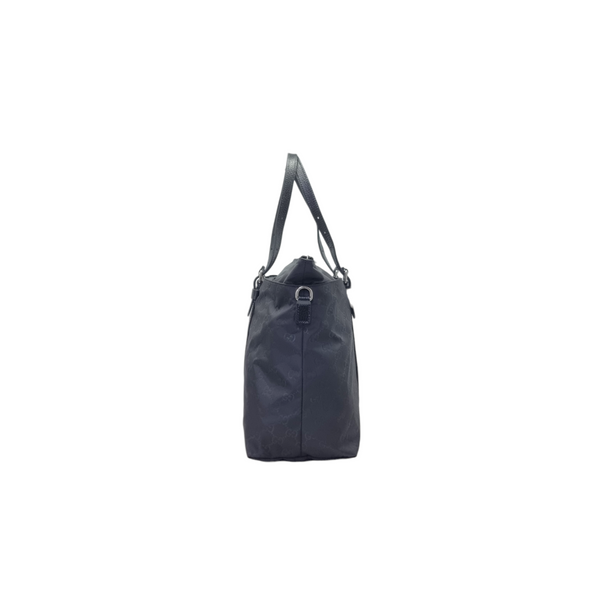 Gucci GG Guccissima Nylon Tote Shw (Black)