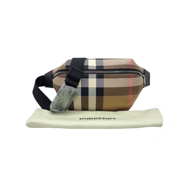 Burberry Sonny Check Bumbag Shw (Taupe/Brown)