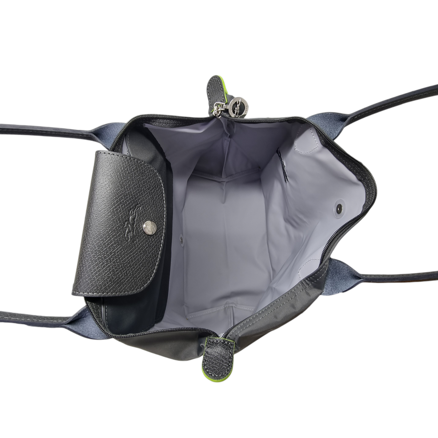 Longchamp Le Pliage Green M Tote Shw (Graphite)