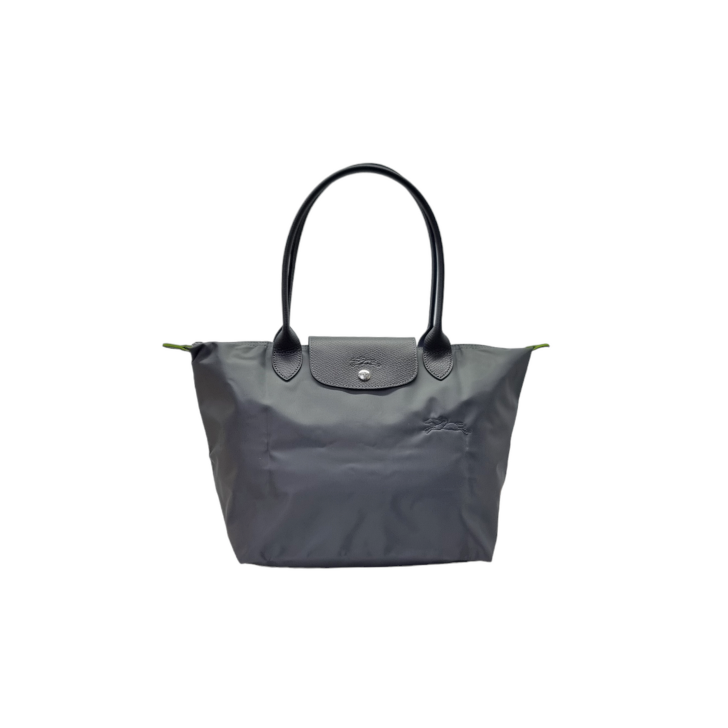 Longchamp Le Pliage Green M Tote Shw (Graphite)