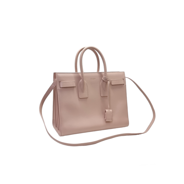 YSL Sac De Jour Smooth Leather Tote Bag Ghw ( Pale Pink)