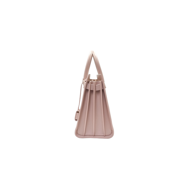 YSL Sac De Jour Smooth Leather Tote Bag Ghw ( Pale Pink)