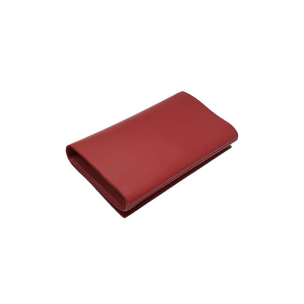 YSL Clutch Belle Du Jour Large Leather (Red)