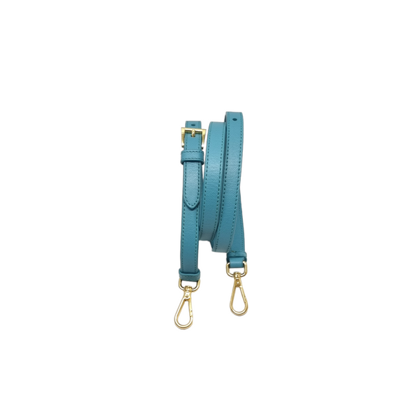 Prada BT0773 Nylon Sling Bag Ghw (Turquoise)