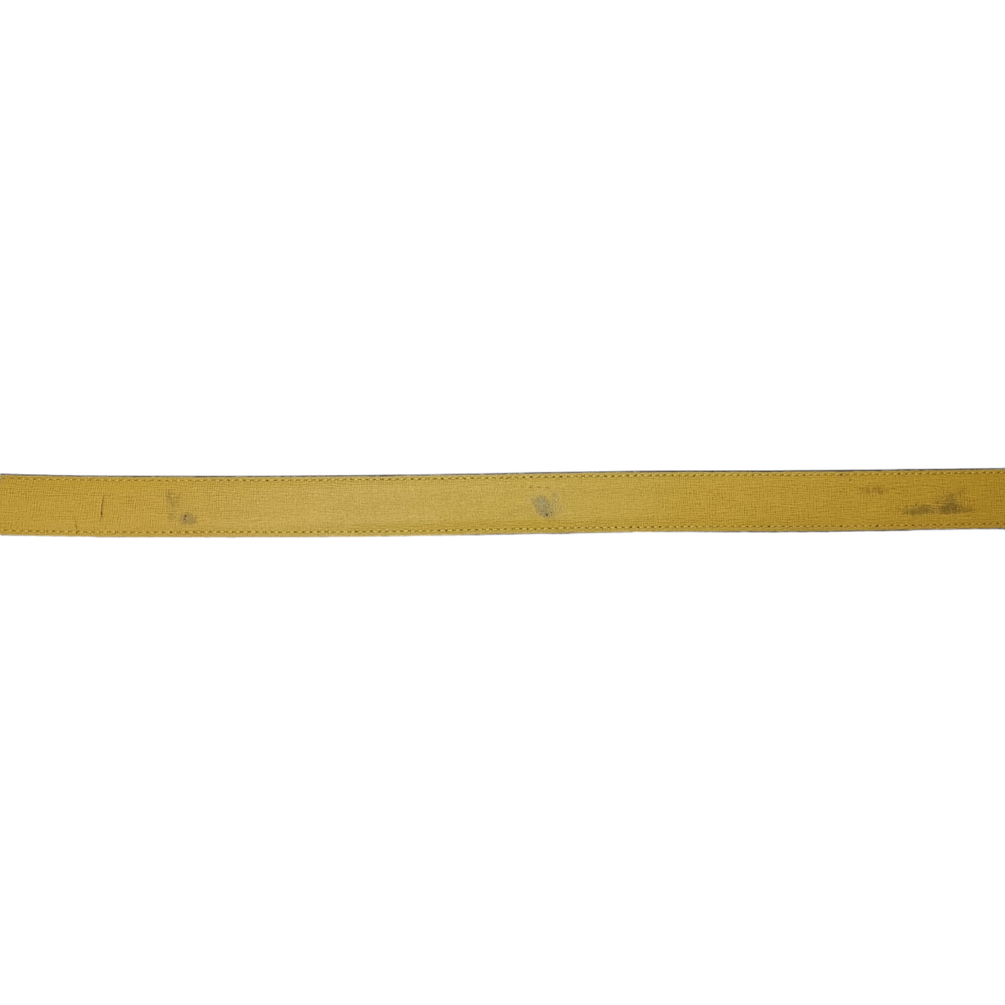 Fendi Vitello Elite Havana Monster Leather Reversible Belt Shw (Black/Yellow)