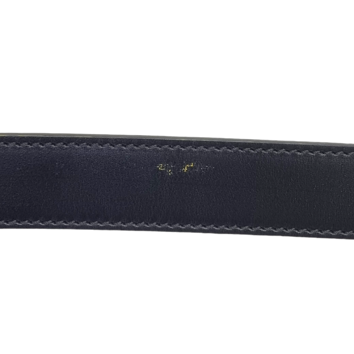 Fendi Vitello Elite Havana Monster Leather Reversible Belt Shw (Black/Yellow)