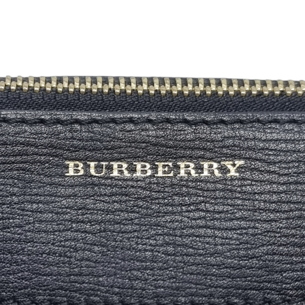 Burberry Peyton House Check Canvas Crossbody Ghw (Black)