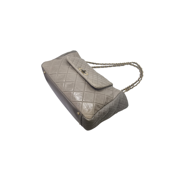 Chanel Reissue Accordion Flap Sling Bag Calfskin Ghw (Grey)