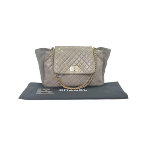 Chanel Reissue Accordion Flap Sling Bag Calfskin Ghw (Grey)