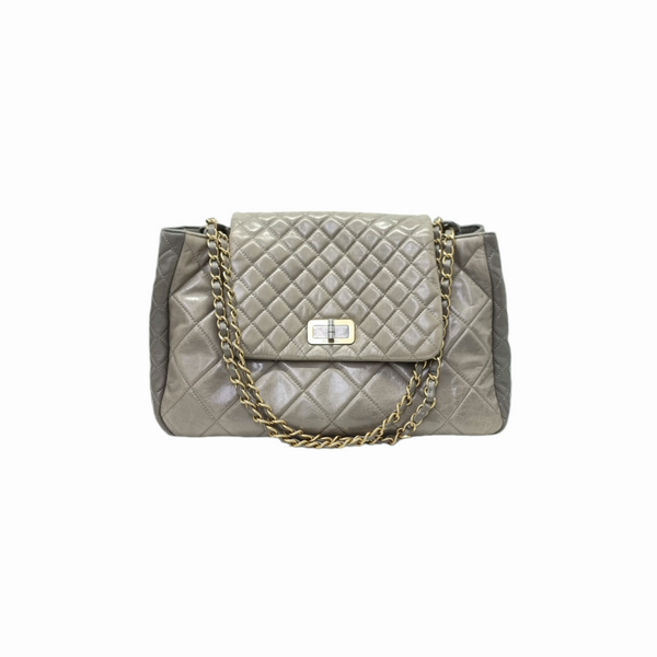 Chanel Reissue Accordion Flap Sling Bag Calfskin Ghw (Grey)