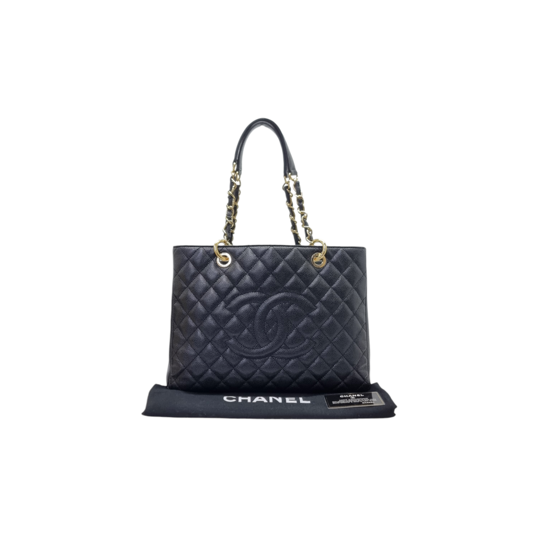 Chanel GST Caviar Ghw (Black)