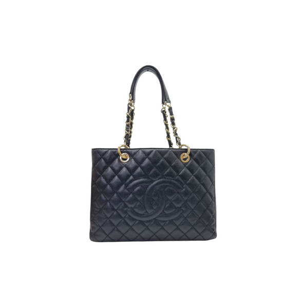 Chanel GST Caviar Ghw (Black)