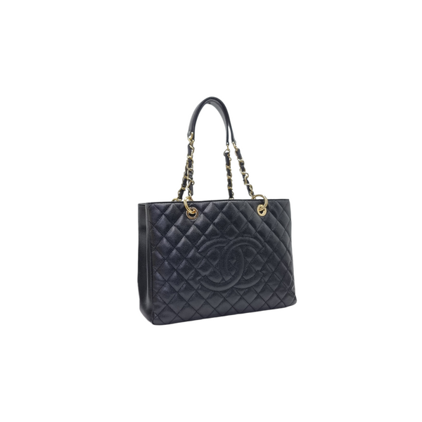 Chanel GST Caviar Ghw (Black)