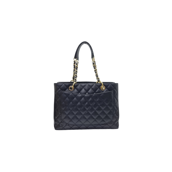 Chanel GST Caviar Ghw (Black)