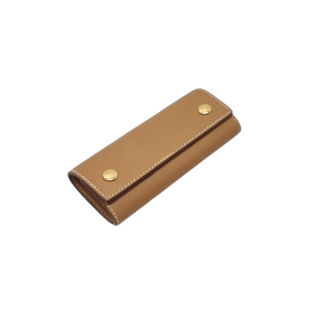Hermes Key Holder Leather Ghw (Brown)