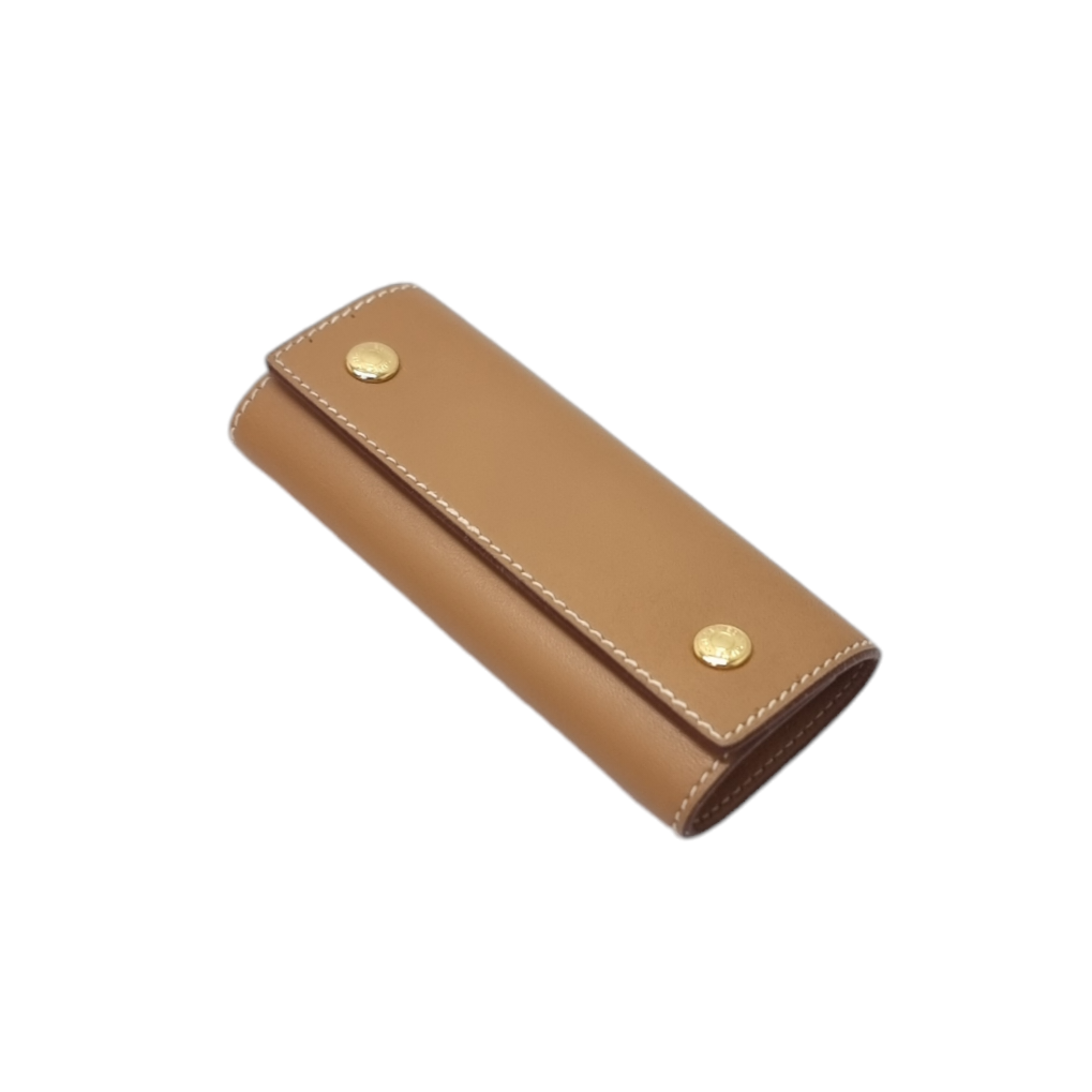 Hermes Key Holder Leather Ghw (Brown)