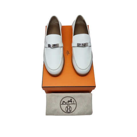 Hermes Destin Loafer Calfskin Shw (Blanc/White)