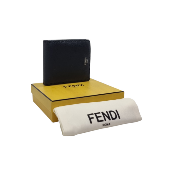 Fendi Selleria Bifold Wallet Shw (Black)