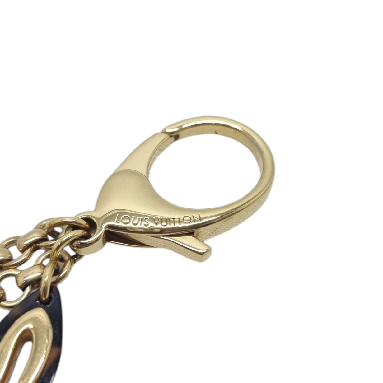 Louis Vuitton Ecaille Resin Insolence Bag Charm/Key Chain Ghw (Brown)