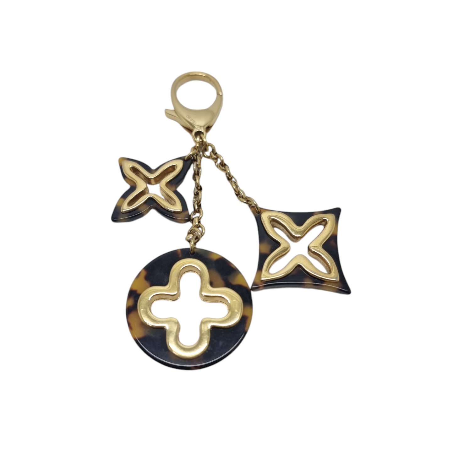 Louis Vuitton Ecaille Resin Insolence Bag Charm/Key Chain Ghw (Brown)