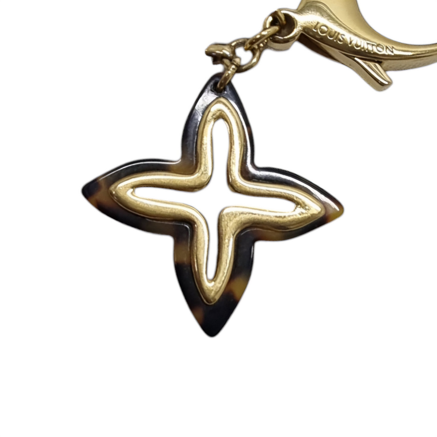 Louis Vuitton Ecaille Resin Insolence Bag Charm/Key Chain Ghw (Brown)