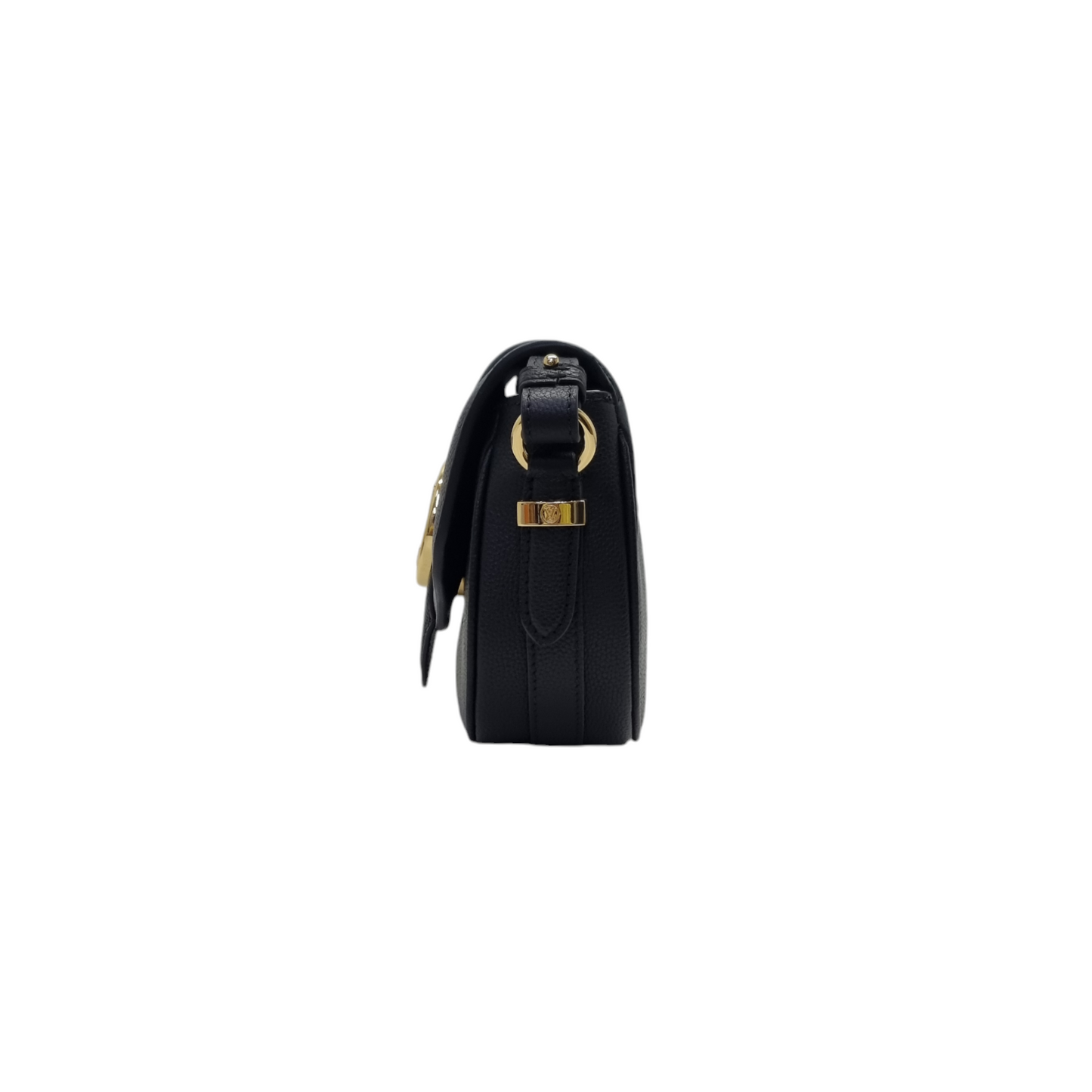 Louis Vuitton Pont 9 Soft MM Grained Calfskin Ghw (Black)