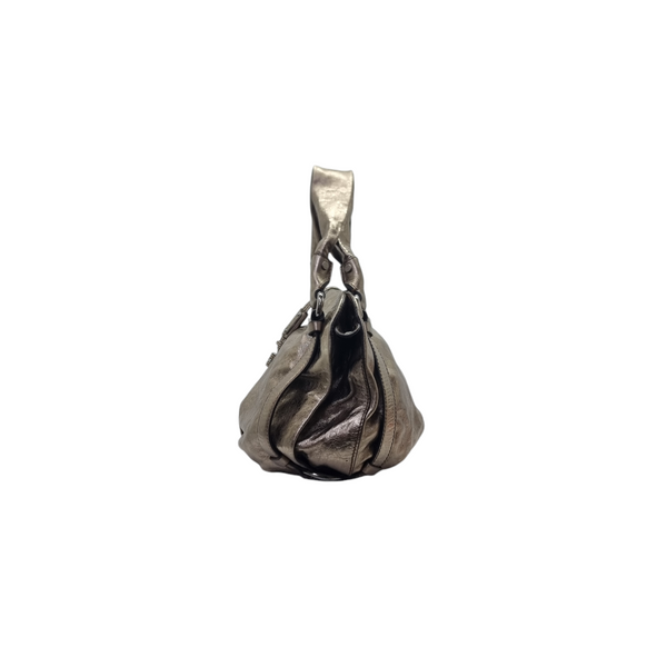 Celine Bittersweet Medium Hobo Leather Bag Shw (Metallic Gold Rose)