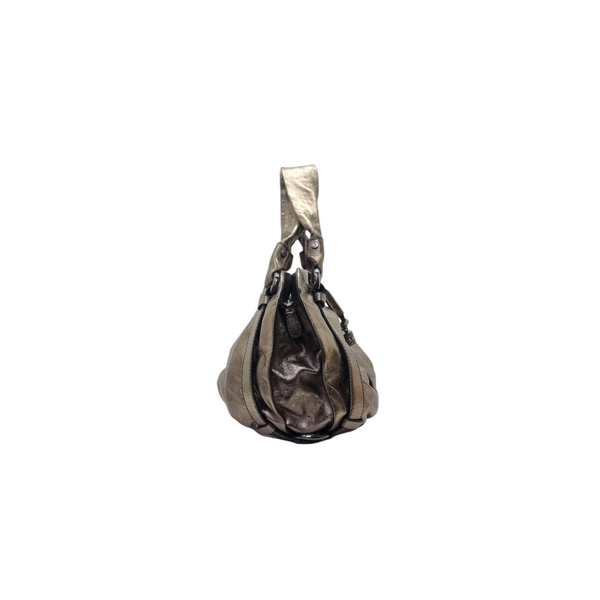 Celine Bittersweet Medium Hobo Leather Bag Shw (Metallic Gold Rose)