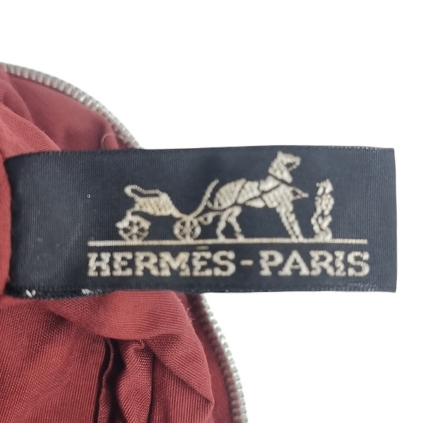 Hermes Canvas Bolide Case Mini Mini Shw (Red)