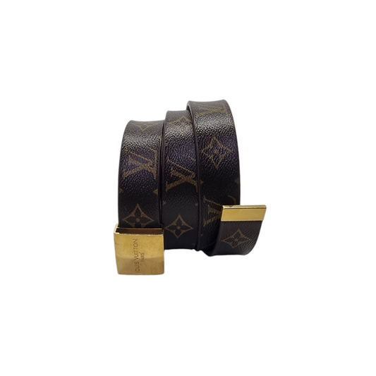 Louis Vuitton Belt Ceinture Carre Buckle Monogram Ghw