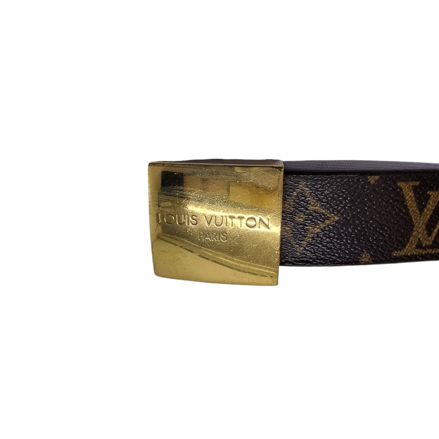Louis Vuitton Belt Ceinture Carre Buckle Monogram Ghw