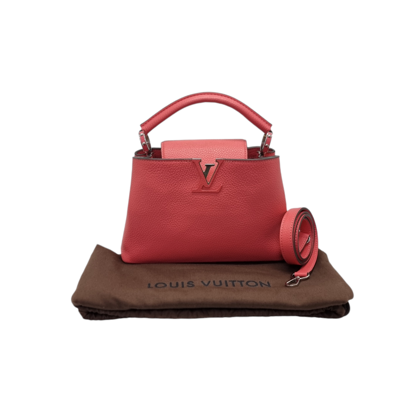 louis Vuitton Capucines BB Taurillon Leather Shw (Pink)