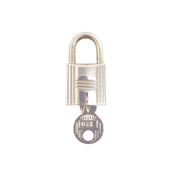 Hermes Cadena Lock & 1 Key Silver Phw