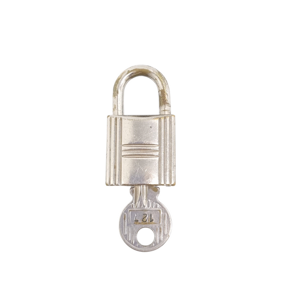 Hermes Cadena Lock & 1 Key Silver Phw