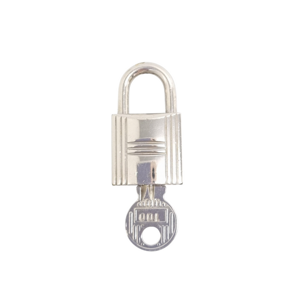 Hermes Cadena Lock & 1 Key Silver Phw