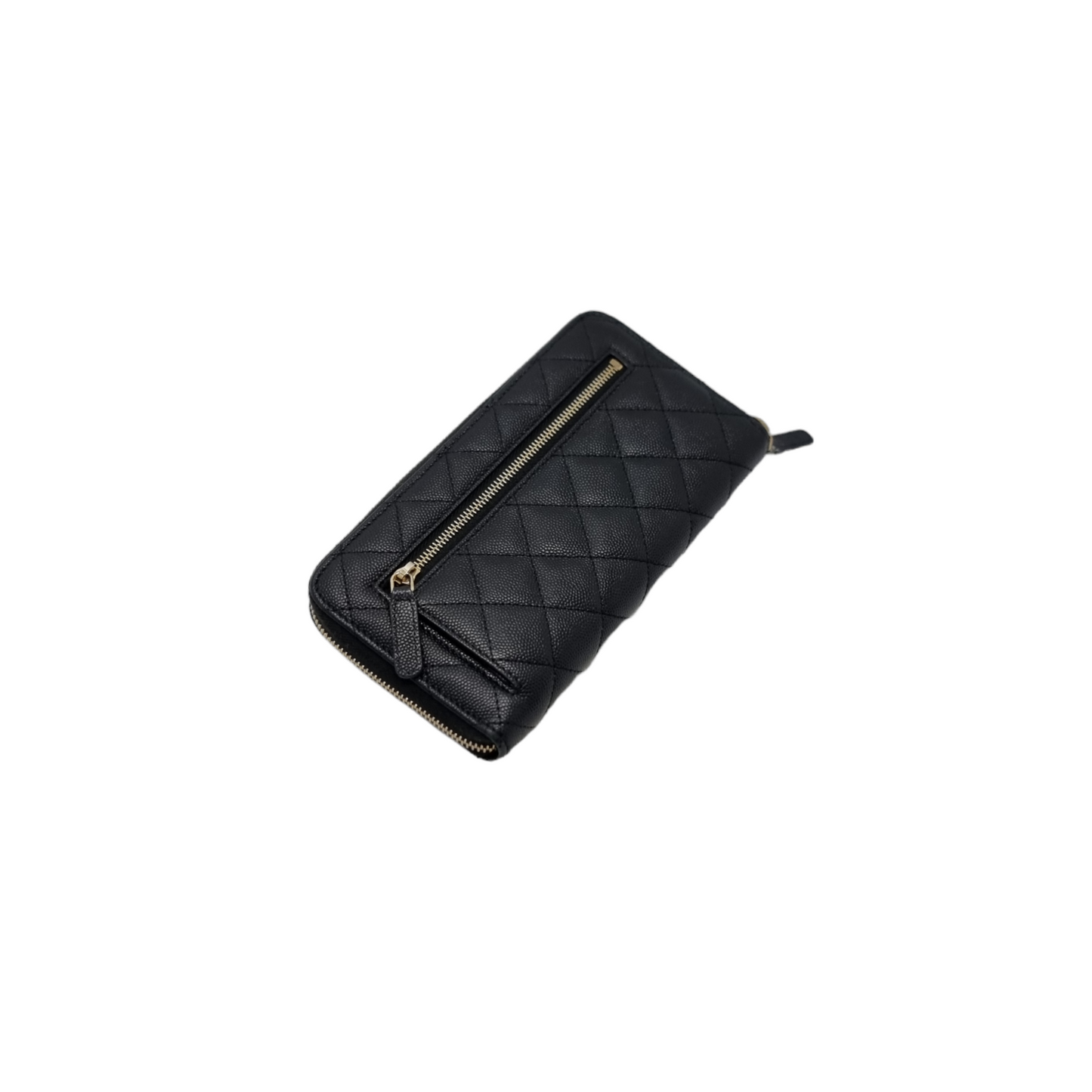 Chanel Zippy Wallet 2020 Cruise Caviar Ghw (Black)