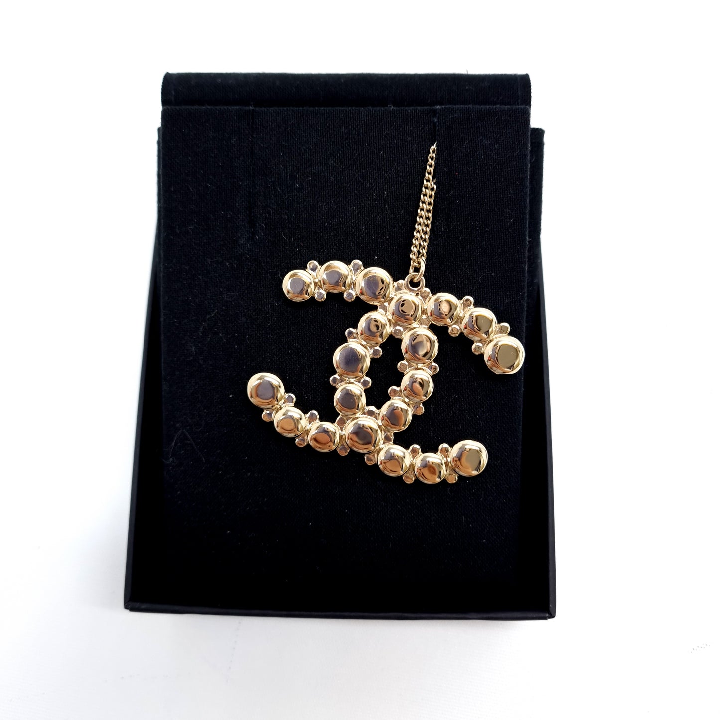 Chanel Necklace Big CC Pearl Ghw