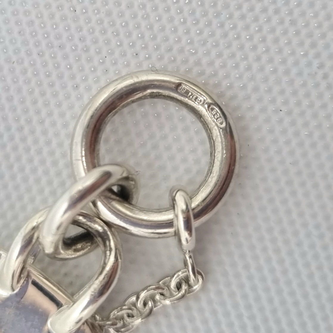 Hermes Amulettes Kelly Pendant With Necklace Silver 925/100