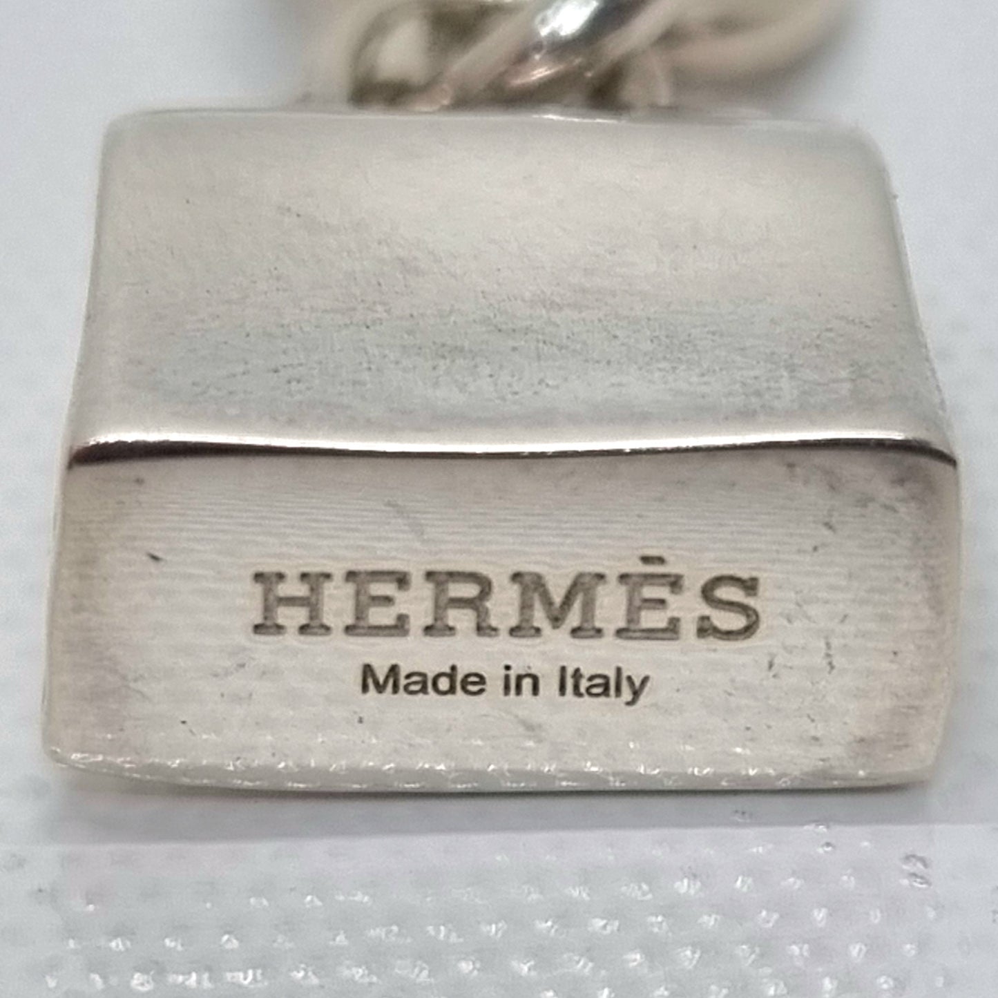 Hermes Amulettes Kelly Pendant With Necklace Silver 925/100