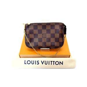 Louis Vuitton Mini Pochette Accessories Damier Ebene Ghw