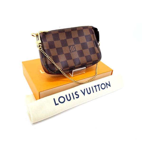 Louis Vuitton Mini Pochette Accessories Damier Ebene Ghw