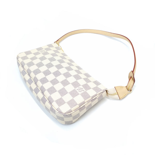 Louis Vuitton Pochette Accessories Ghw (Damier Azur)