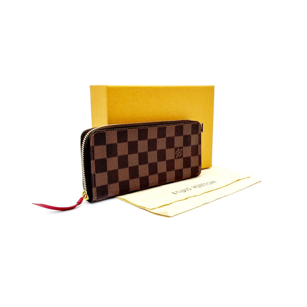 Louis Vuitton Clemence Wallet Damier Ebene Ghw