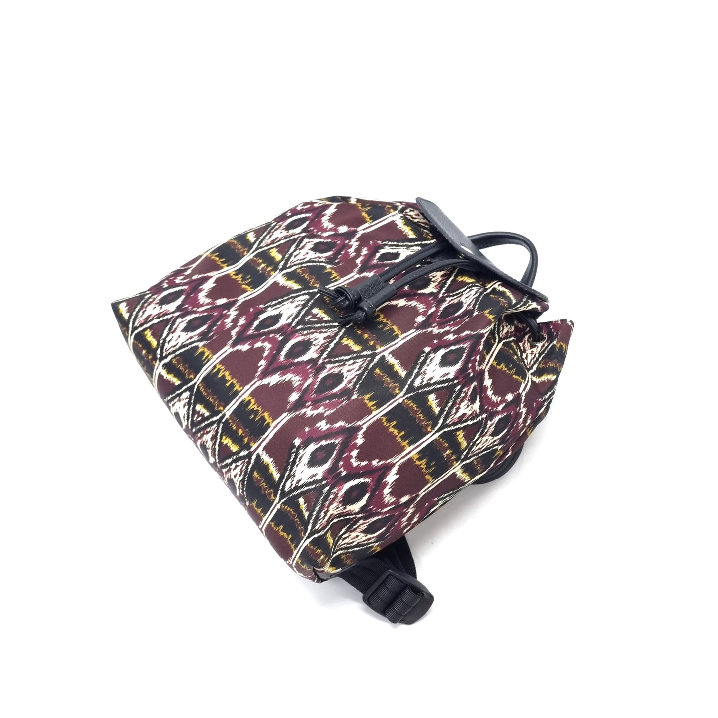 Longchamp Lepliage Ikat Backpack Nylon Ghw (Burgundy)