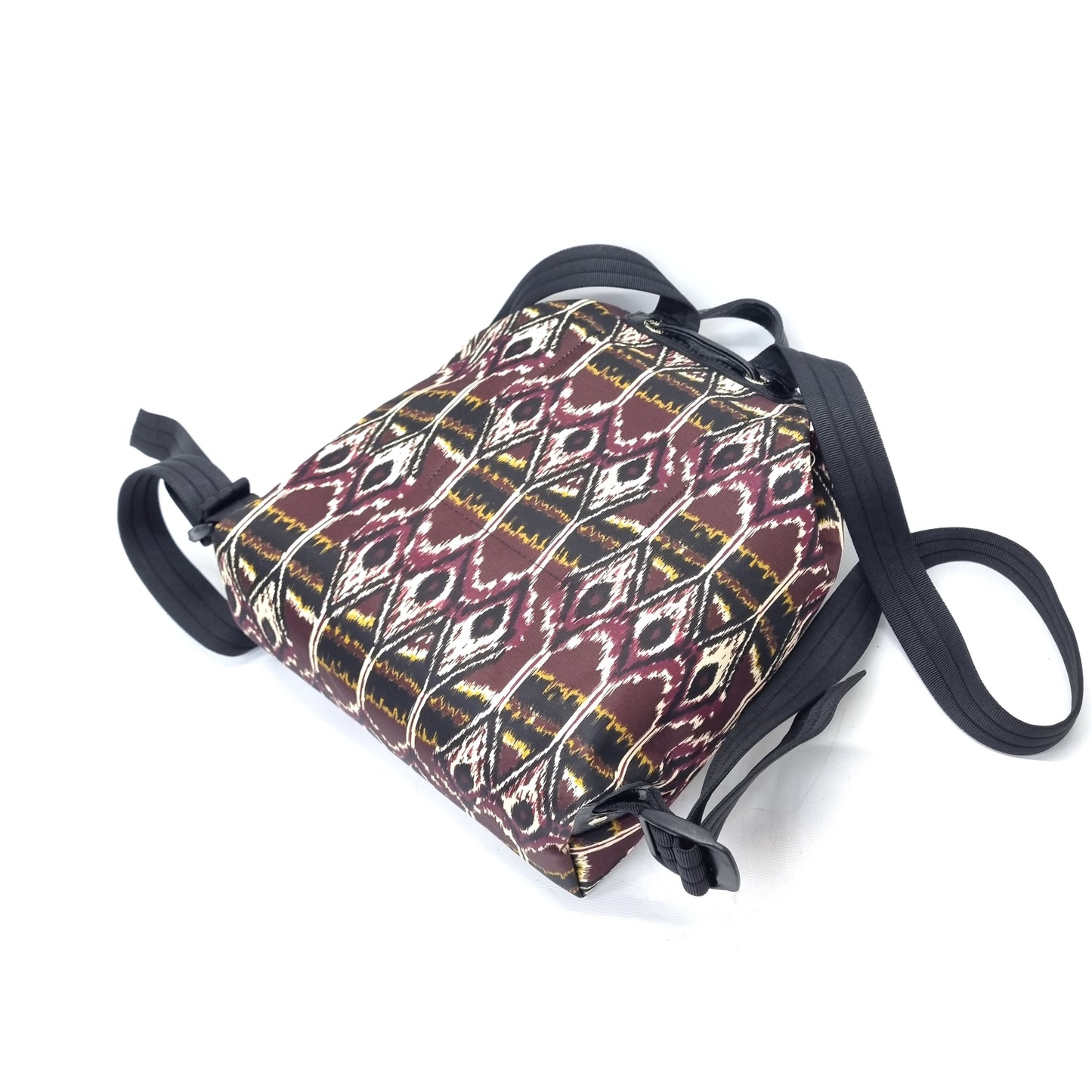 Longchamp Lepliage Ikat Backpack Nylon Ghw (Burgundy)