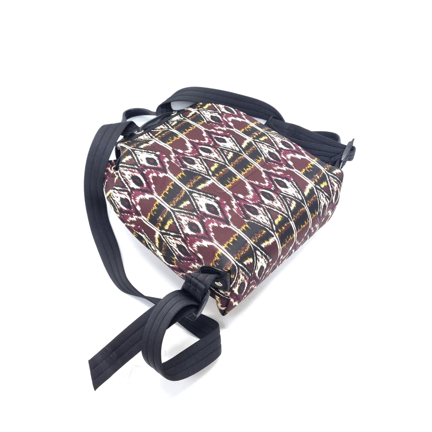 Longchamp Lepliage Ikat Backpack Nylon Ghw (Burgundy)