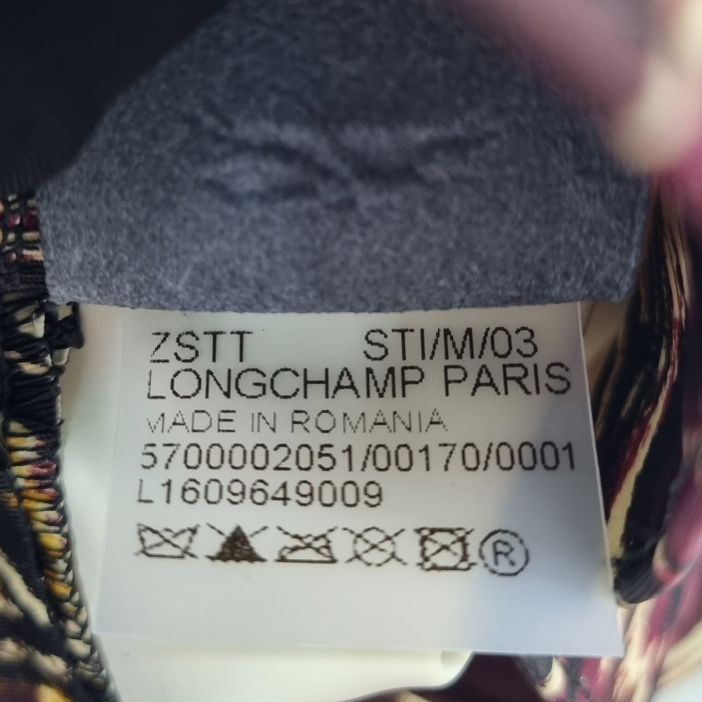 Longchamp Lepliage Ikat Backpack Nylon Ghw (Burgundy)